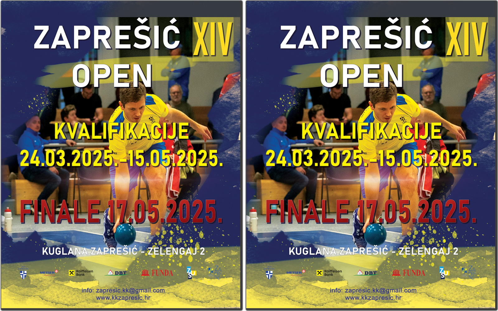 XIV Zaprešić open - Završene kvalifikacije